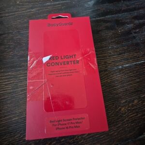 BodyGuardz Red Light Converter Compatible with iPhone 16 Pro Screen Protector